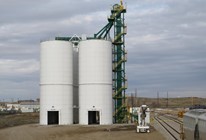 Bucket Elevator with Support Tower and Stairs