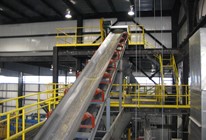 Conveyor that Feeds the Mixer
