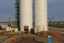 Bucket Elevator with Support Tower and Stairs