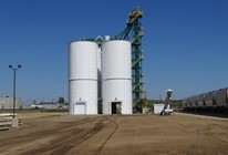 Bucket Elevator with Support Tower and Stairs