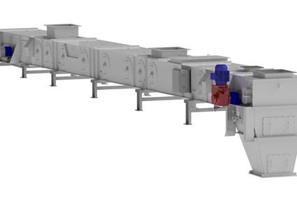 Enclosed Spool Idler Conveyor