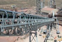 Trussed Conveyor to Storage Silos